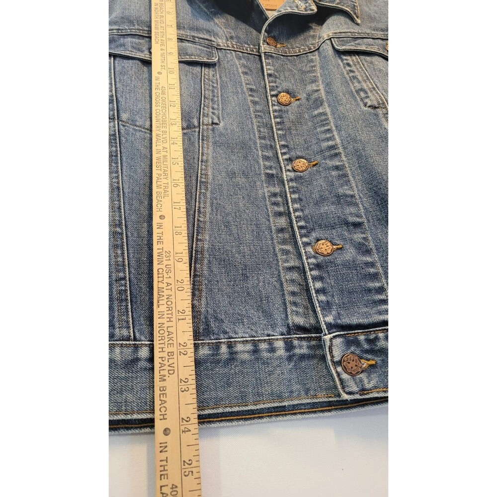 Oshkosh Men's Size XL‎ Blue Denim Trucker Button Up Jacket EUC - Picture 12 of 16